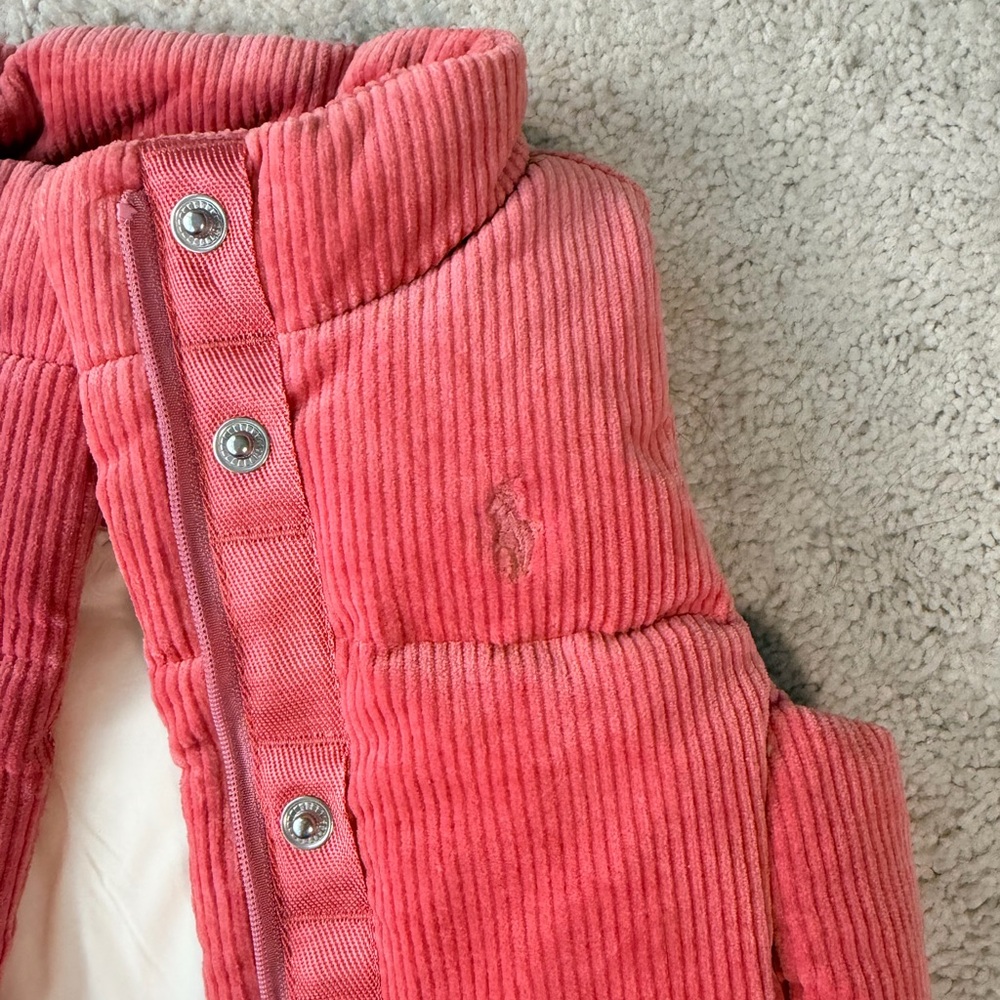 Ralph Lauren Corduroy Puffer Down Vest - Picture 5 of 10